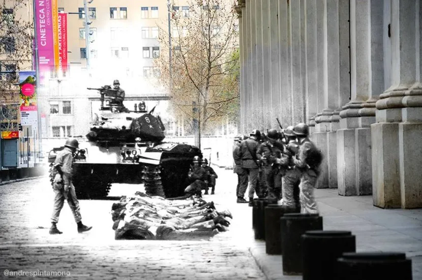 Fotomontaje 11 de Septiembre de 1973