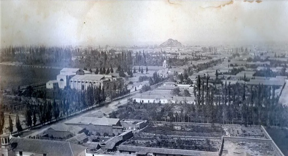 Cerro Blanco en 1865