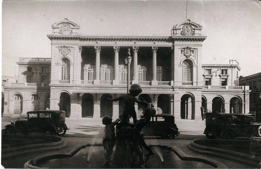 Teatro Municipal de Santiago en 1930