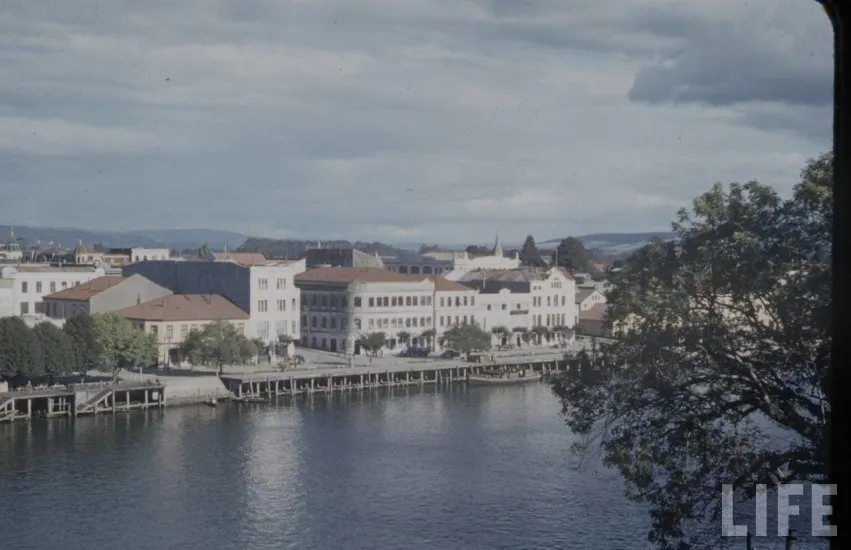 Valdivia desde isla teja 1941