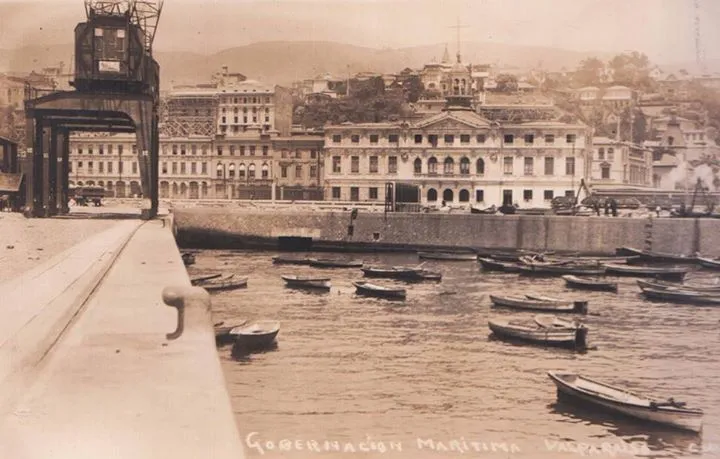 Gobernación Marítima de Valparaíso alrededor del año 1920.