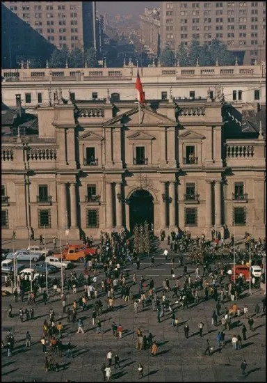 La Moneda en el año 1973.