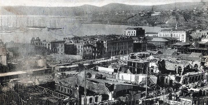 Valparaíso después del terremoto de 1906