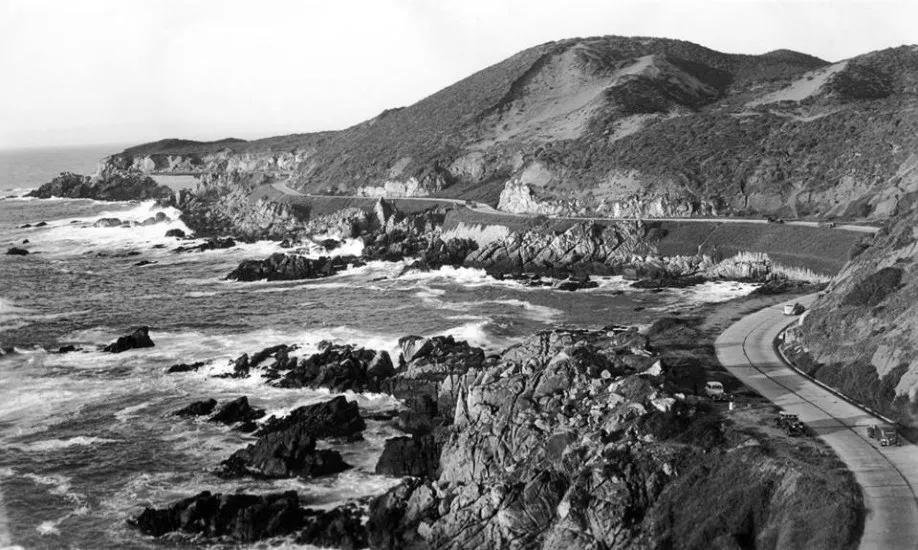 Camino costero de Viña – Concón en la década de los ’40s.