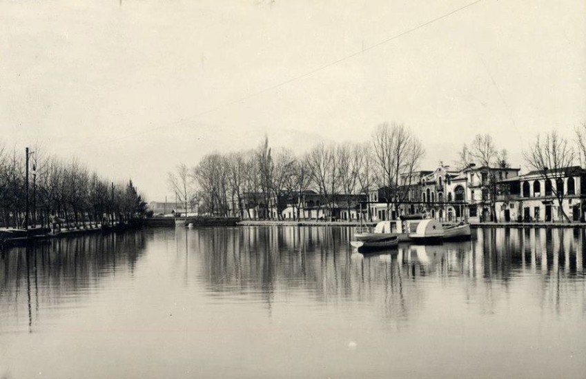 El Parque Forestal y su laguna en 1906