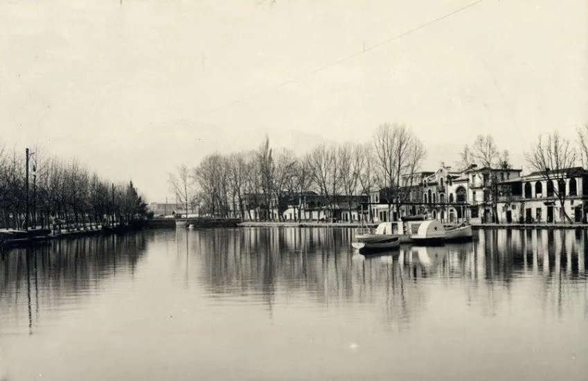 El Parque Forestal y su laguna en 1906