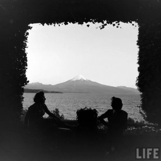 Vista del Volcán Osorno en el año 1941.