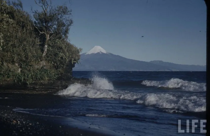 Volcán Osorno en el año 1941.