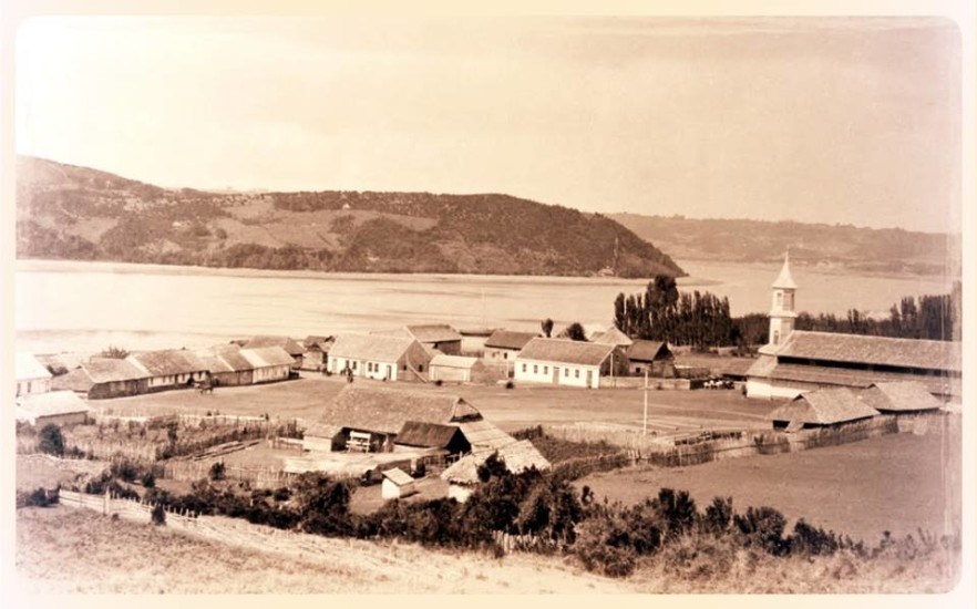 Vista de Dalcahue en 1893