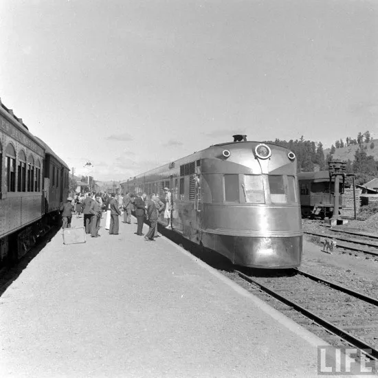 El ‘Flecha’ en estación Loncoche