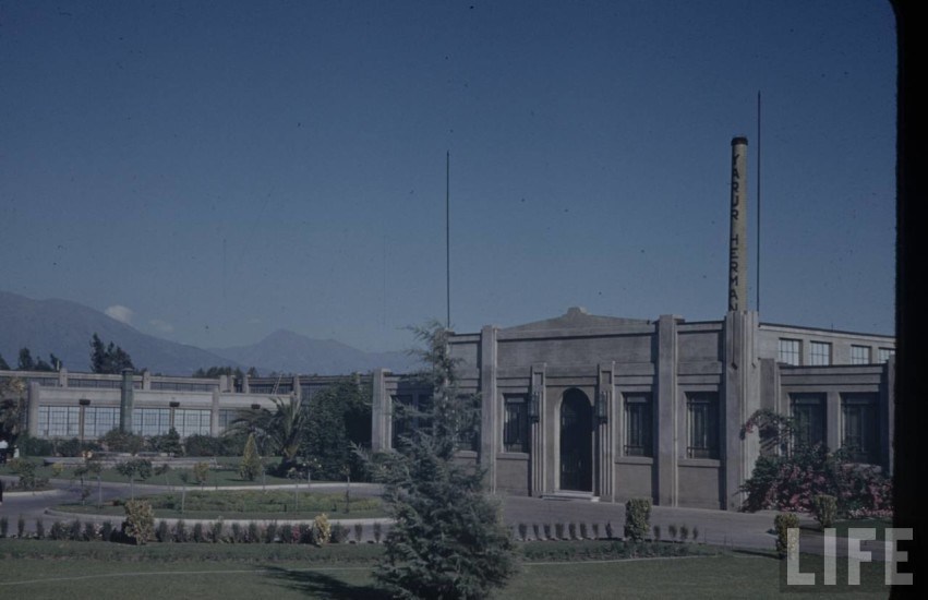 Fábrica textil Machasa en el año 1941.