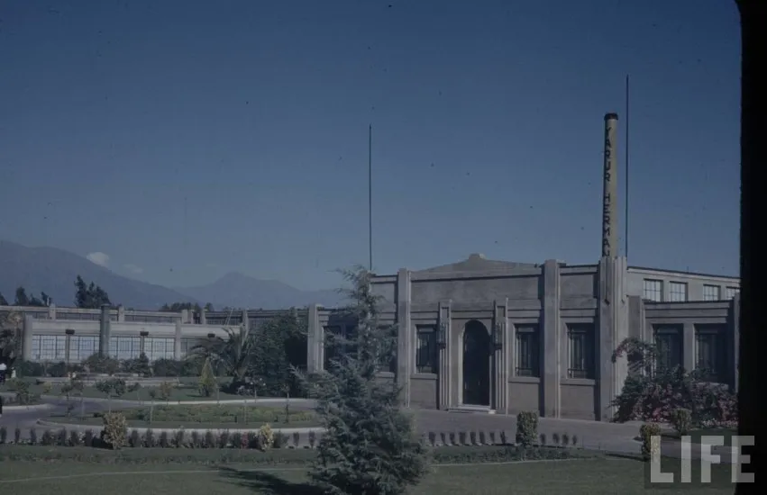 Fábrica textil Machasa en el año 1941.