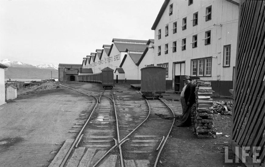 Frigorífico de Puerto Bories en el año 1950