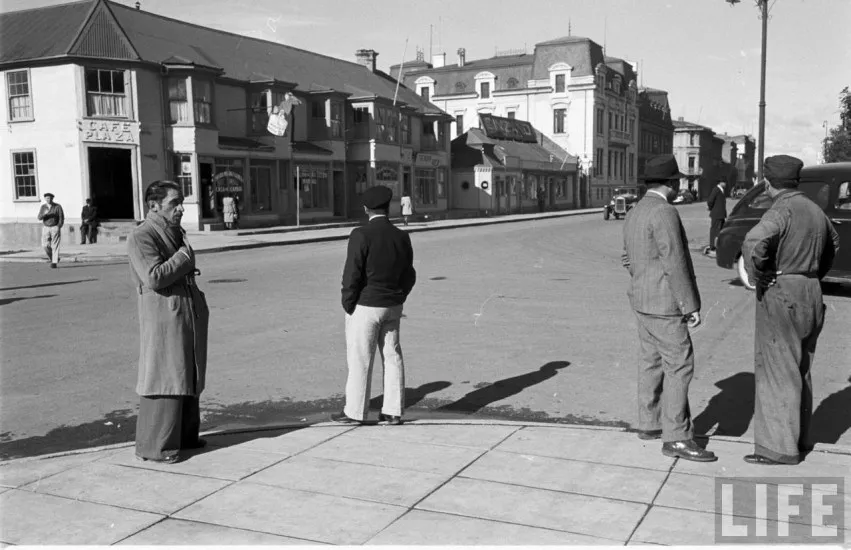 Calle 21 de Mayo de Punta Arenas, en el año 1950