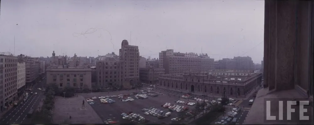 Plaza de la Constitución en el año 1971.