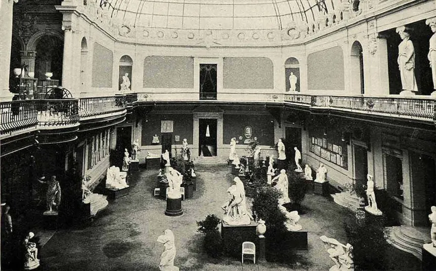 Museo Nacional de Bellas Artes en 1914.