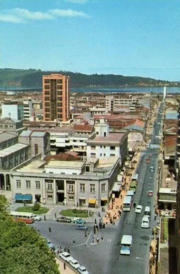 Centro de Concepción en 1982.