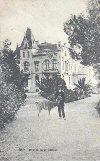 Palacio Cousiño de Lota en el año 1910.