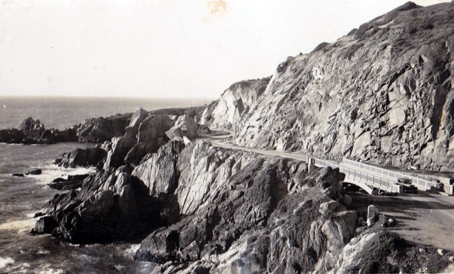 Camino costero Viña a Concón en los años 20s
