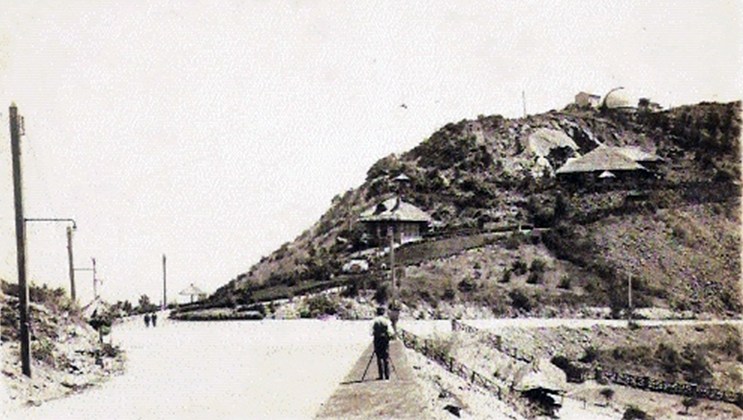 Camino al Cerro San Cristobal alrededor de 1930