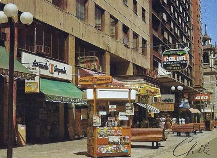 Calle Estado en 1980