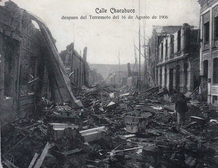 Calle Chacabuco en 1906