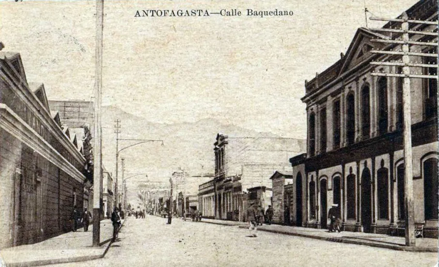 Calle baquedano en Antofagasta 1941