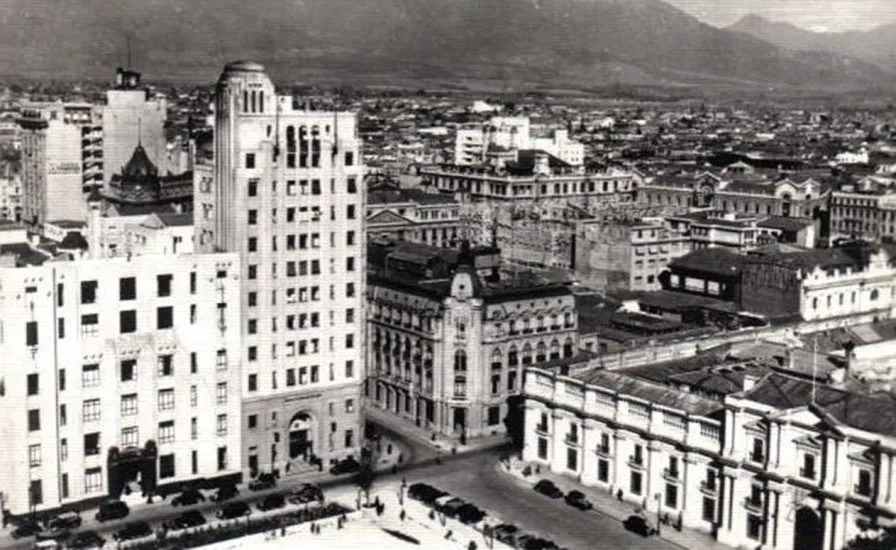 Barrio Cívico de Santiago entre 1945 y 1950.