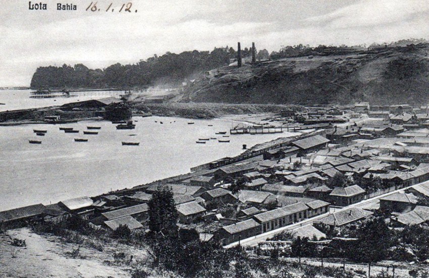 Bahia de Lota en 1912