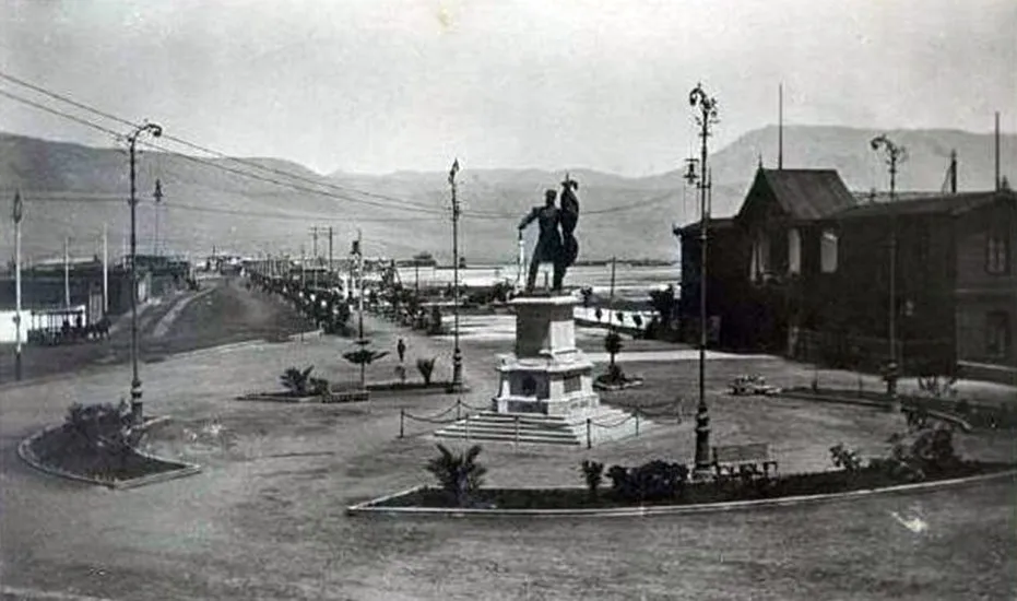 Avenida Cavancha de Iquique, 1910.