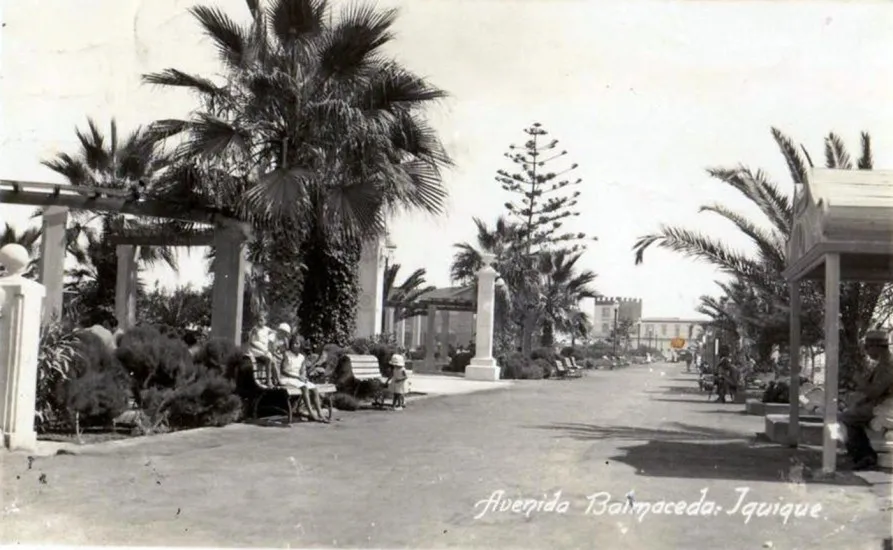 Avda. Balmaceda de Iquique en 1936.
