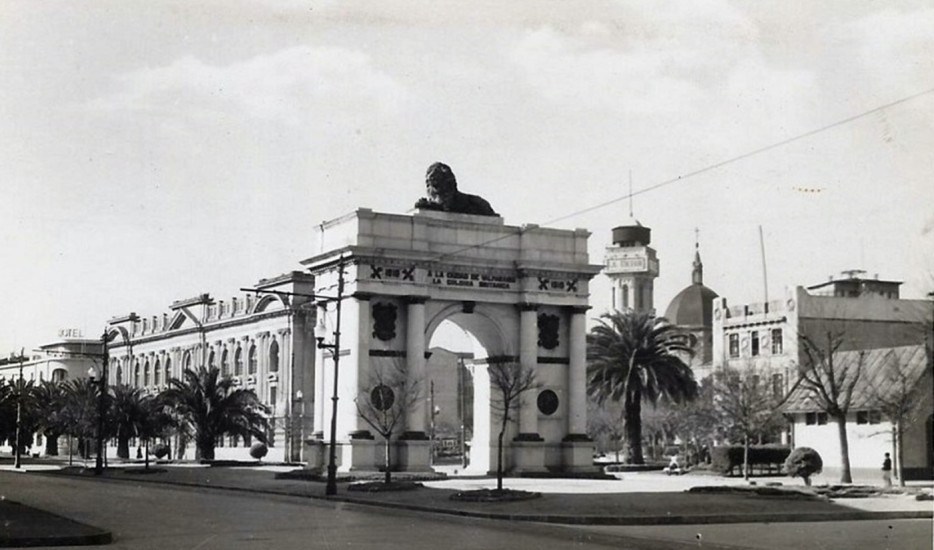 Arco Británico de Valparaíso en los años ’30s.