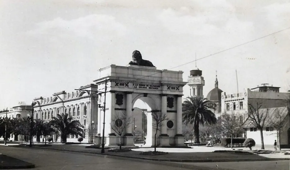 Arco Británico de Valparaíso en los años ’30s.