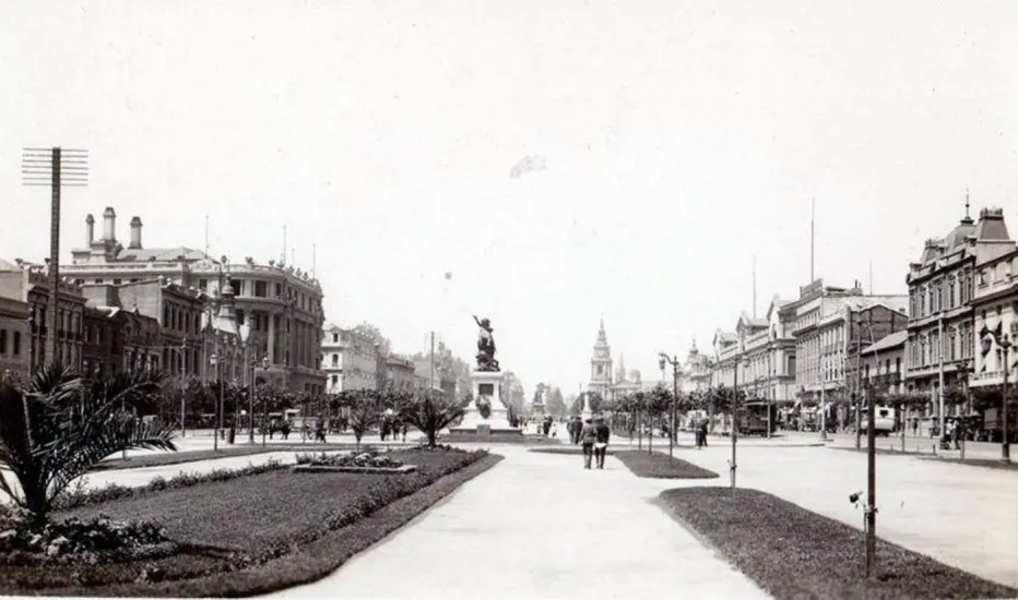 Alameda de las Delicias a mediados de los años ’20s