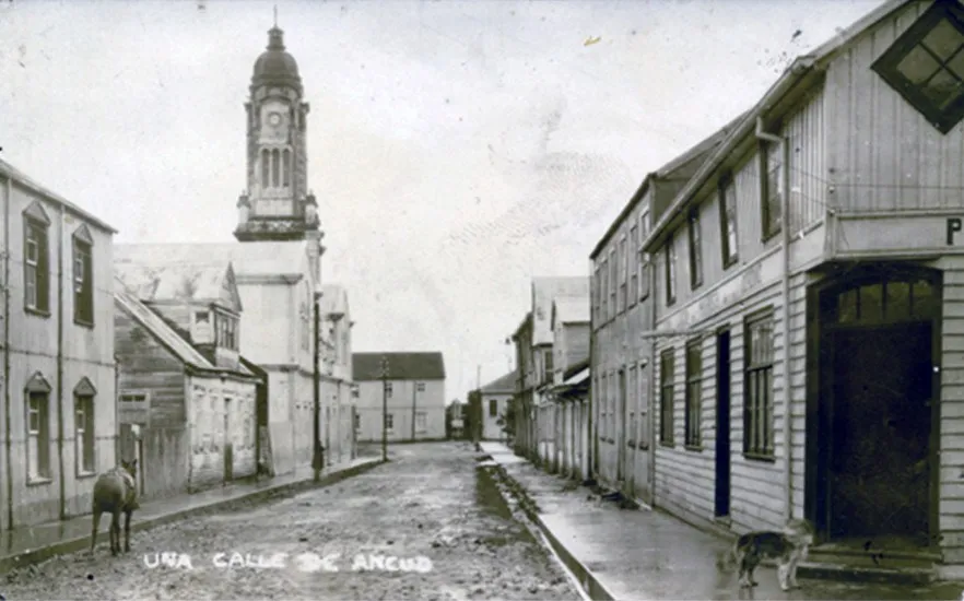 Ancud en 1927.