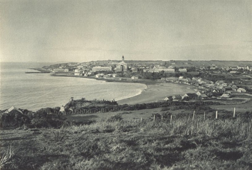 Panorámica de Ancud en 1932.