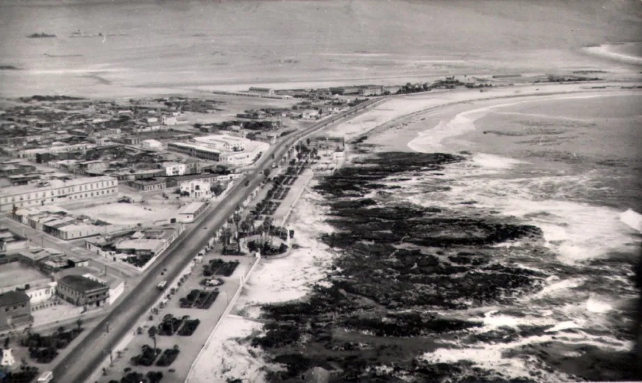 Borde Costero de Iquique en la década de 1960.