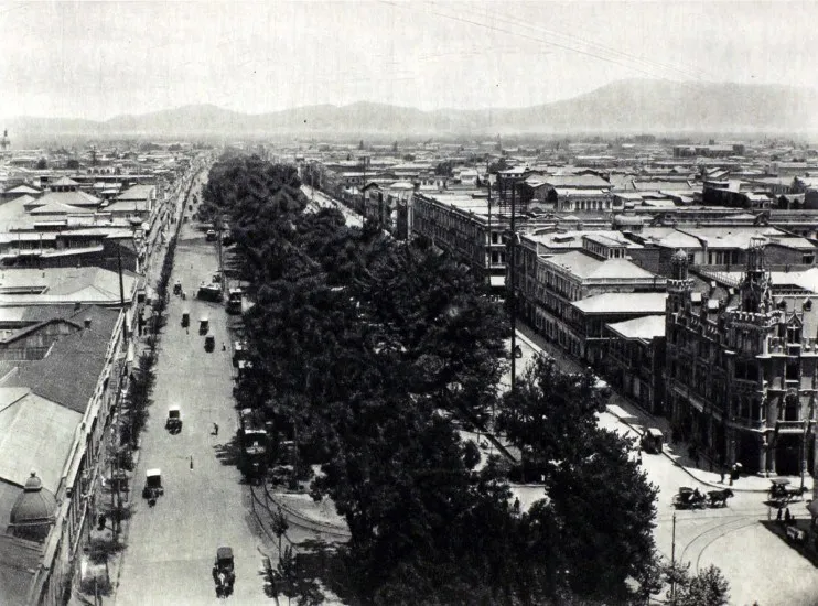 Alameda de las Delicias a principios de Siglo XX.