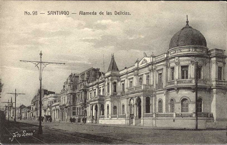 Alameda de las Delicias a principios de Siglo XX.