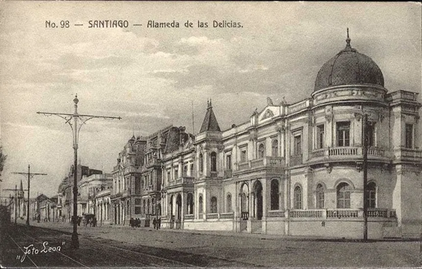 Alameda de las Delicias a principios de Siglo XX.