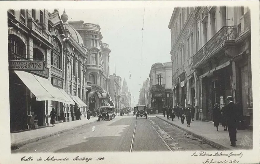 Calle de Ahumada en 1918.