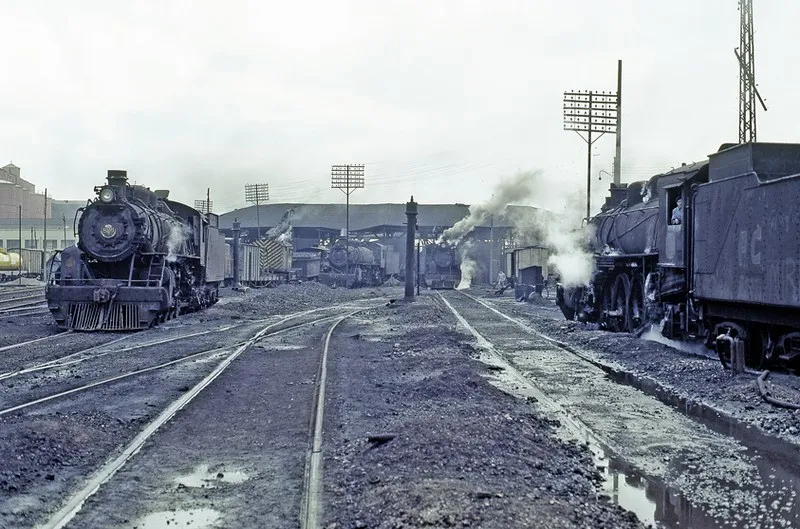 Estación de Ferrocarriles de Concepción, Marzo de 1972.