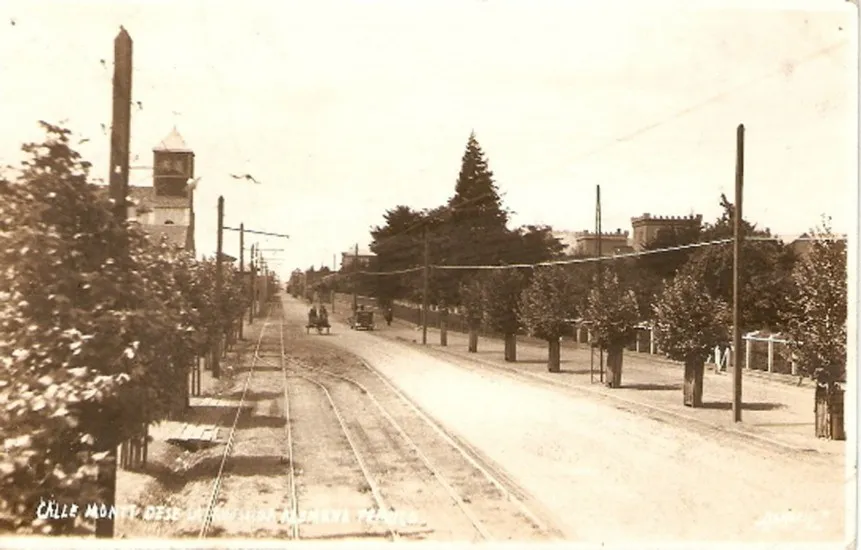 Calle Manuel Montt de Temuco, desde Avda. Alemania.