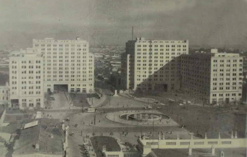 Paseo Bulnes de Santiago en los años ’40s.