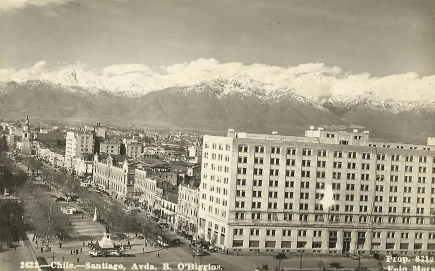 Alameda y Barrio Cívico alrededor de 1940.