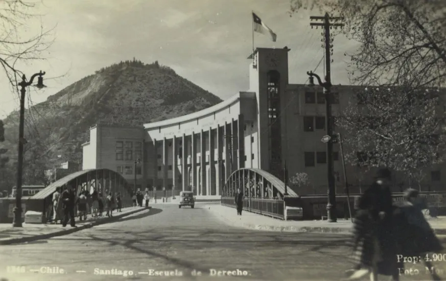 Escuela de Derecho de la Universidad de Chile a finales de los 30's