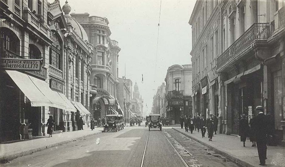 Calle Ahumada alrededor de 1920