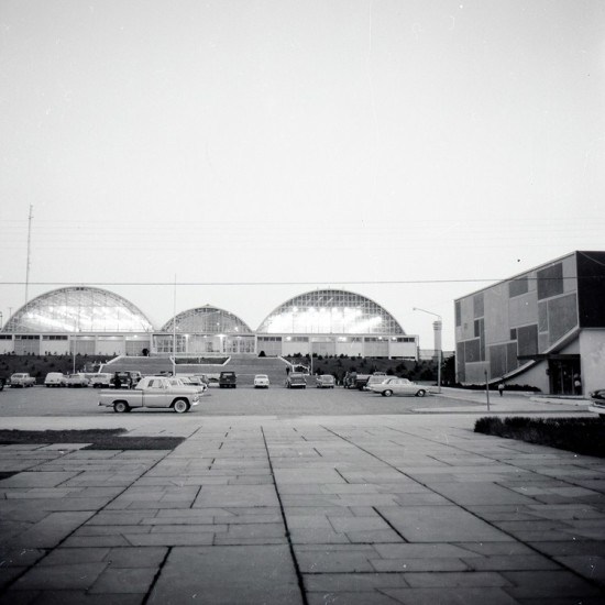 Centro Cívico de Cerro Sombrero en los ’70s