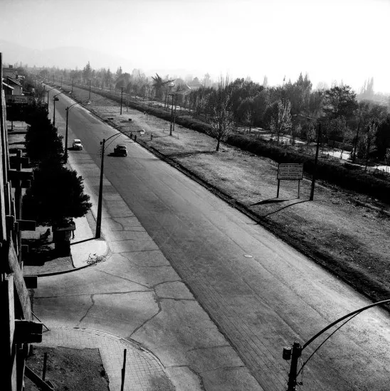 Ensanche Avda. Tobalaba alrededor de 1960