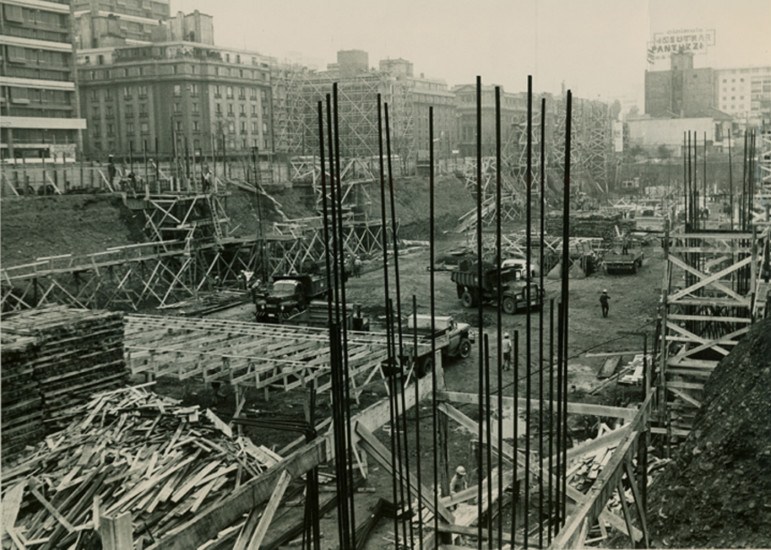 Unctad III en construcción en 1971
